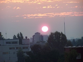 Es gibt hier in Berlin auch tolle Sonnenaufg�nge...