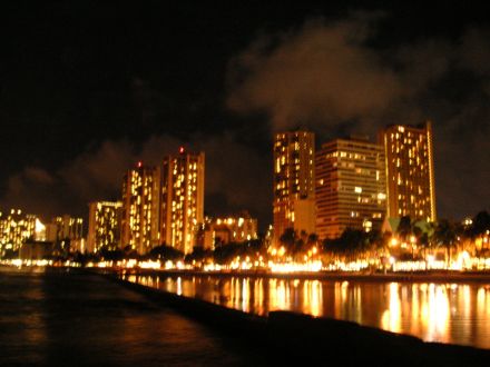 Hawaii Oahu Nacht