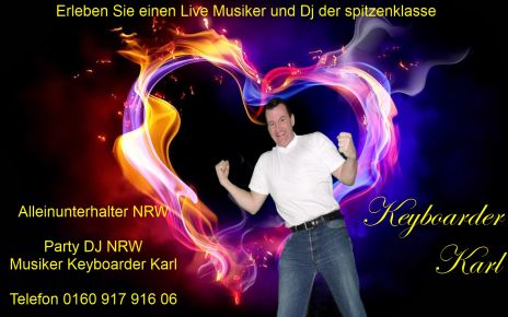 Alleinunterhalter Heinsberg Party DJ Heinsberg Musiker Heinsberg Keyboarder Karl