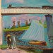Eisenbahnbrücke bei ArgentueilKopie vom Bild (Klaude Monet)Ölmalerei  2007
